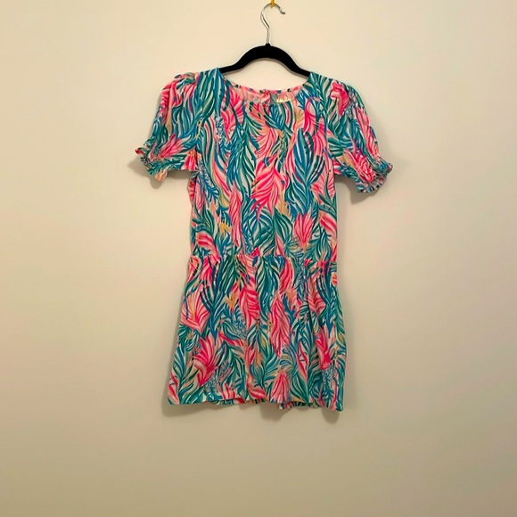 Lily Pulitzer cotton short sleeve dress and girls XL. - Picture 2 of 4